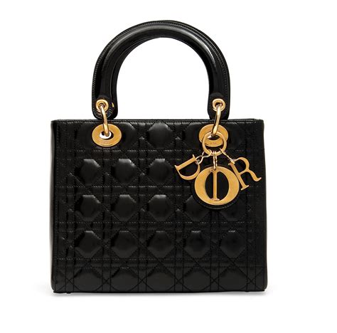 patent leather lady dior|small lady dior bag price.